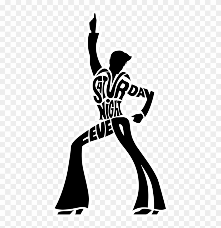 Saturday Night Fever Png - Saturday Night Fever Black And White Clipart Transparent Png #2068736