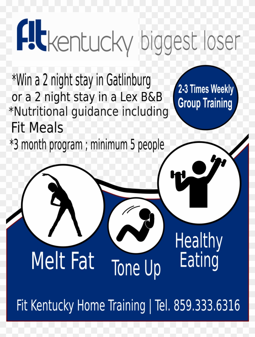 Fit Kentucky Biggest Loser - Poster Clipart