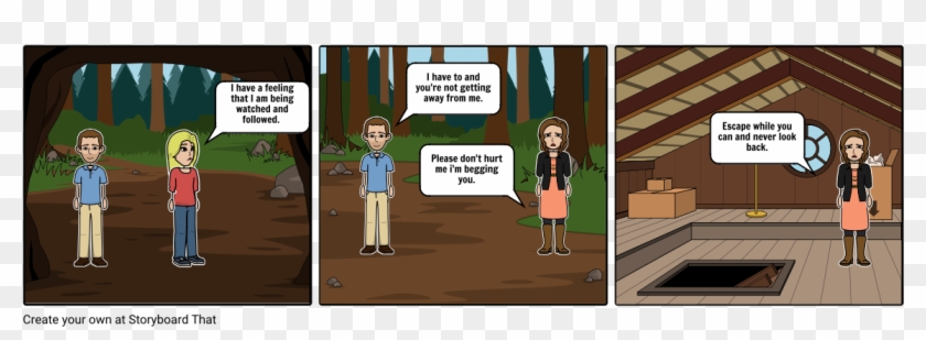 The Stalker - Cartoon Clipart
