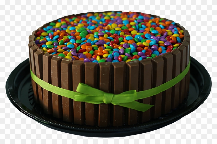 Bolo Kit Kat Com Confetes , Png Download Clipart