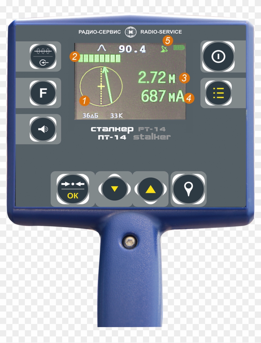 Compass Pointer Of The Planimetric Position Of A Target - Gauge Clipart