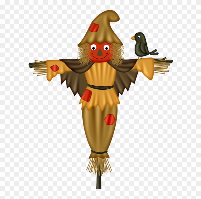 Crows Scarecrow Cartoon Free Download Png Hq Clipart - Orang Orangan Sawah Kartun Transparent Png #2069577