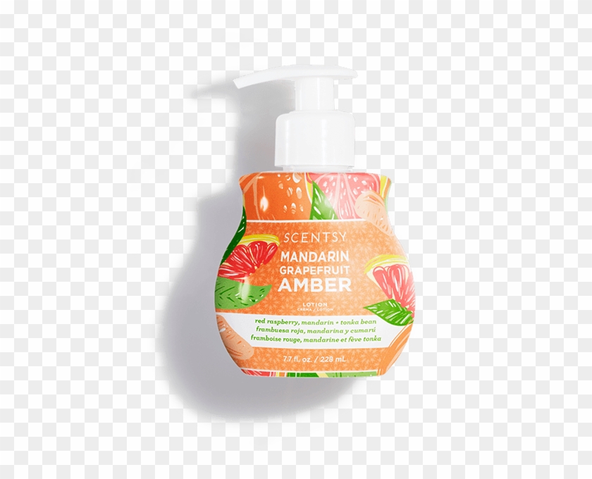 Mandarin Grapefruit Amber Scentsy Body Lotion - Scentsy Sunkissed Citrus Lotion Clipart