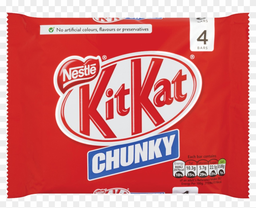Kit Kat Chunky - Kit Kat Chunky Logo Clipart #2070130