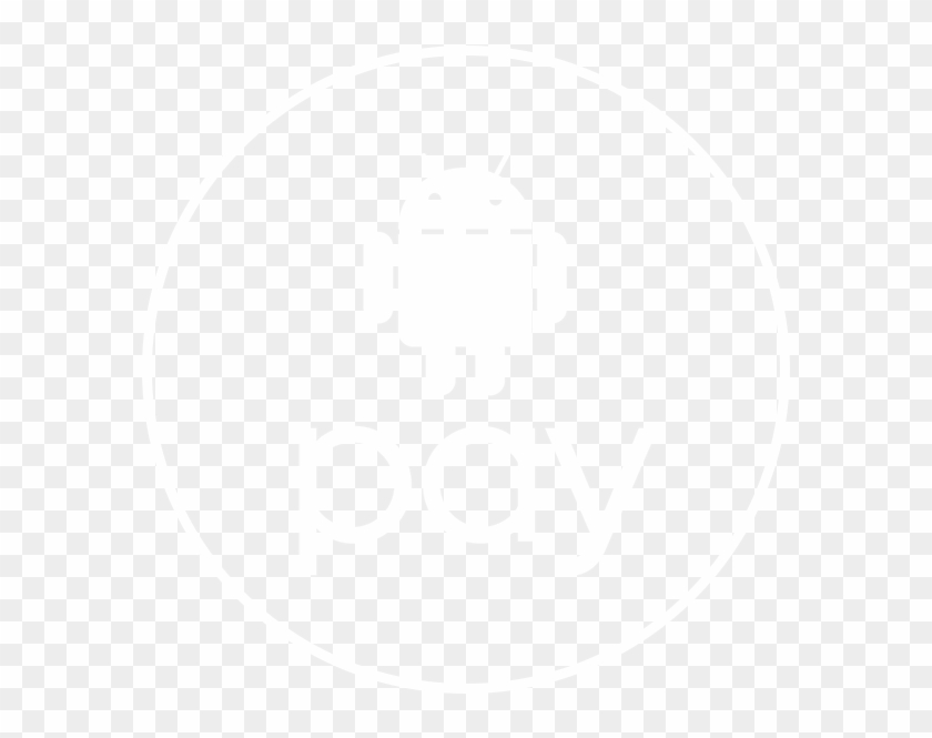 Apple Pay, Android Pay Icon Lg White - Android Pay Logo White Clipart