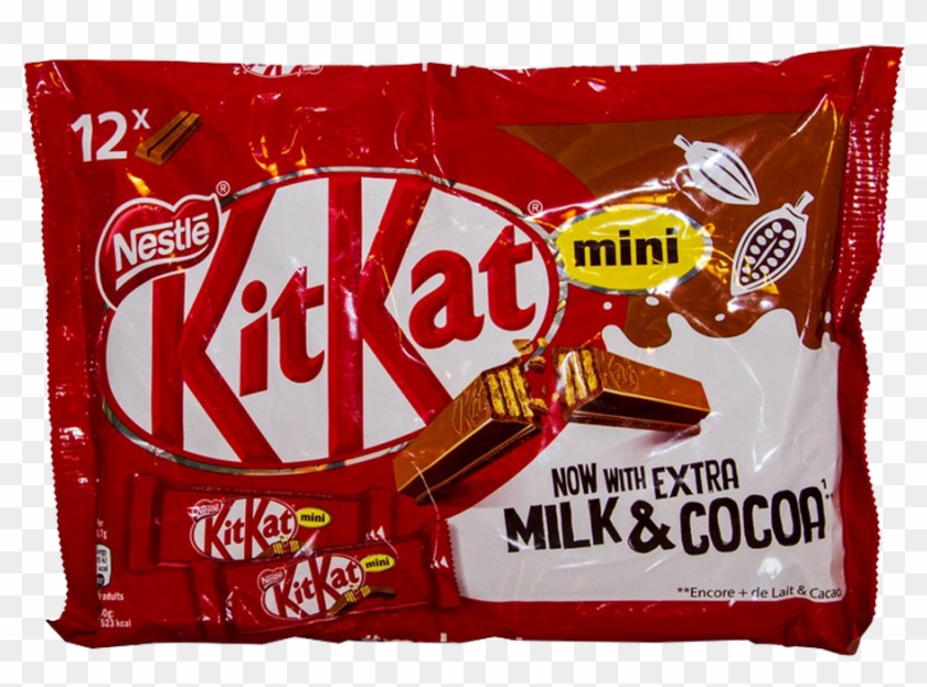 Nestle Kit Kat Chocolate Mini 12pc 200 Gm - Kit Kat Milk E Cocoa Clipart #2070262