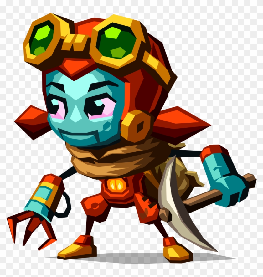 Steamworld Dig 2 Dorothy With Pickaxe Clipart #2070688