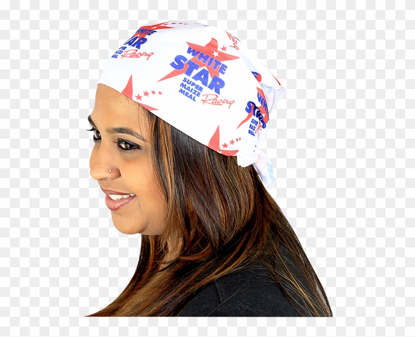 Branded Bandana, Pic203a - White Star Maize Meal Clipart #2071313