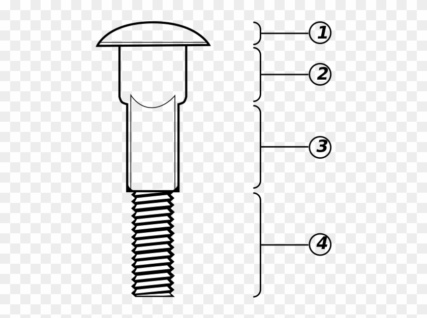 File - Bolt Diagram - Svg - Diagram Of Bolts Clipart #2071440