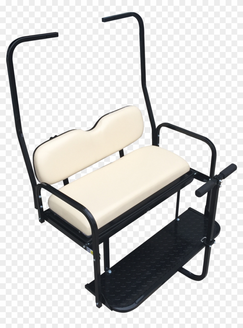 Old Style Club Car Ds Golf Cart Rear Flip Seat Kit Clipart