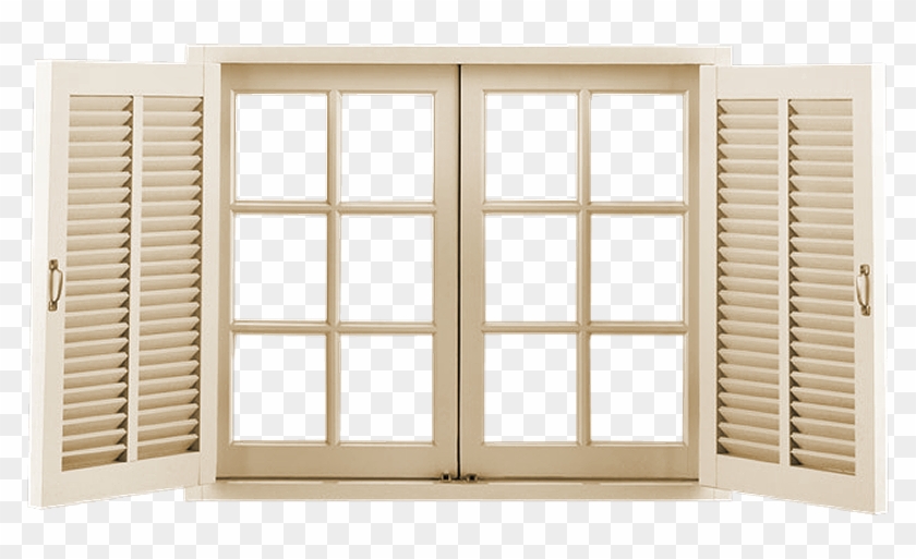 Share This Image - Window With Shutters Png Clipart #2072219