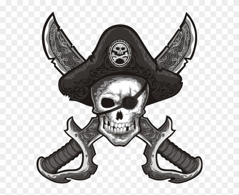 Black Flag Is A Mature Community Based Guild Seeking - Skull And Crossbones With Eye Patch Clipart #2072319
