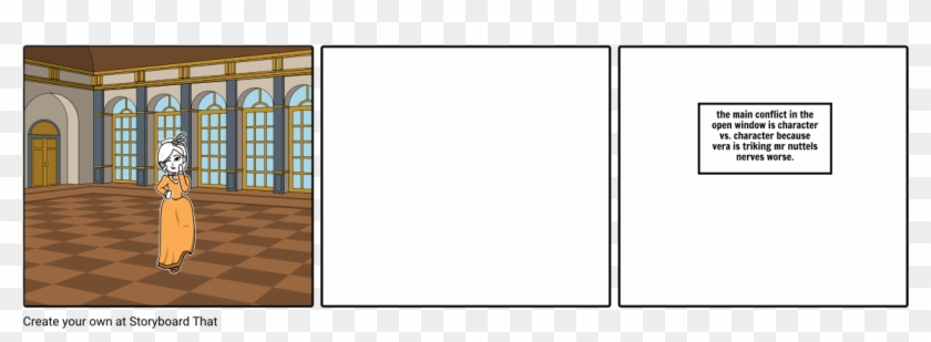 Open Window Conflict - Door Clipart