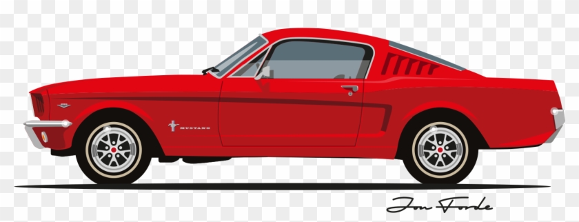 Master Lead 0027 Vector Smart Object - Ford Mustang 1964 Vector Clipart