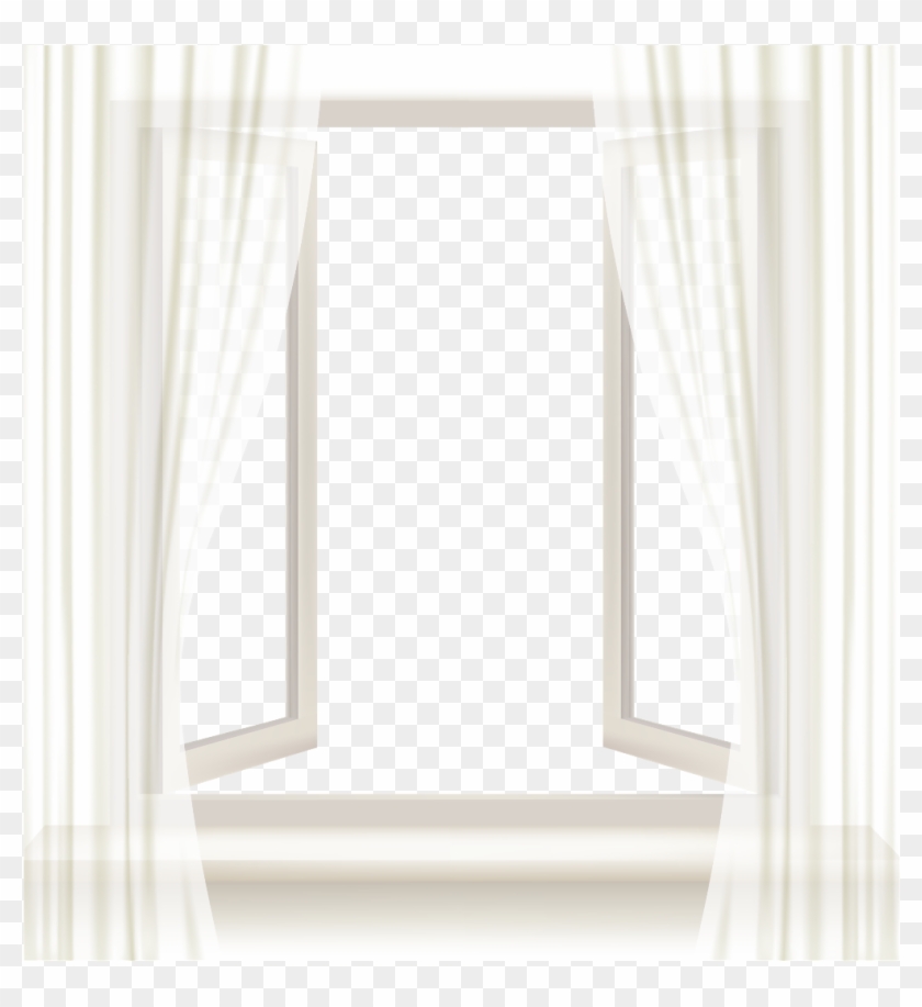 #ftestickers #window #openwindow #curtains #transparent - Window Clipart #2072591