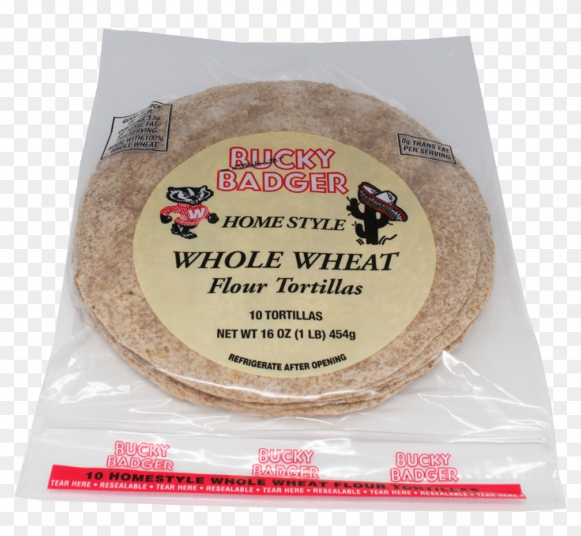 Bucky Badger Wheat Tortillas Clipart