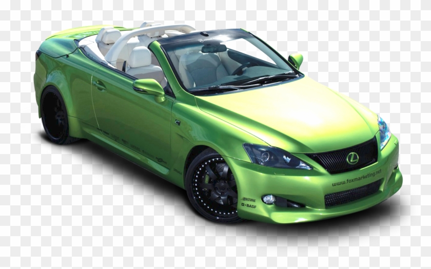 Download Lexus Is 350c Car Png Image - Green Lexus Clipart