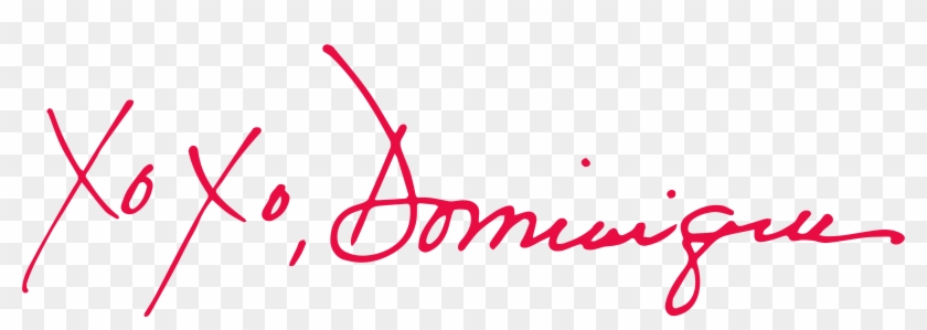 Xoxodominique Logo - Calligraphy Clipart #2073444