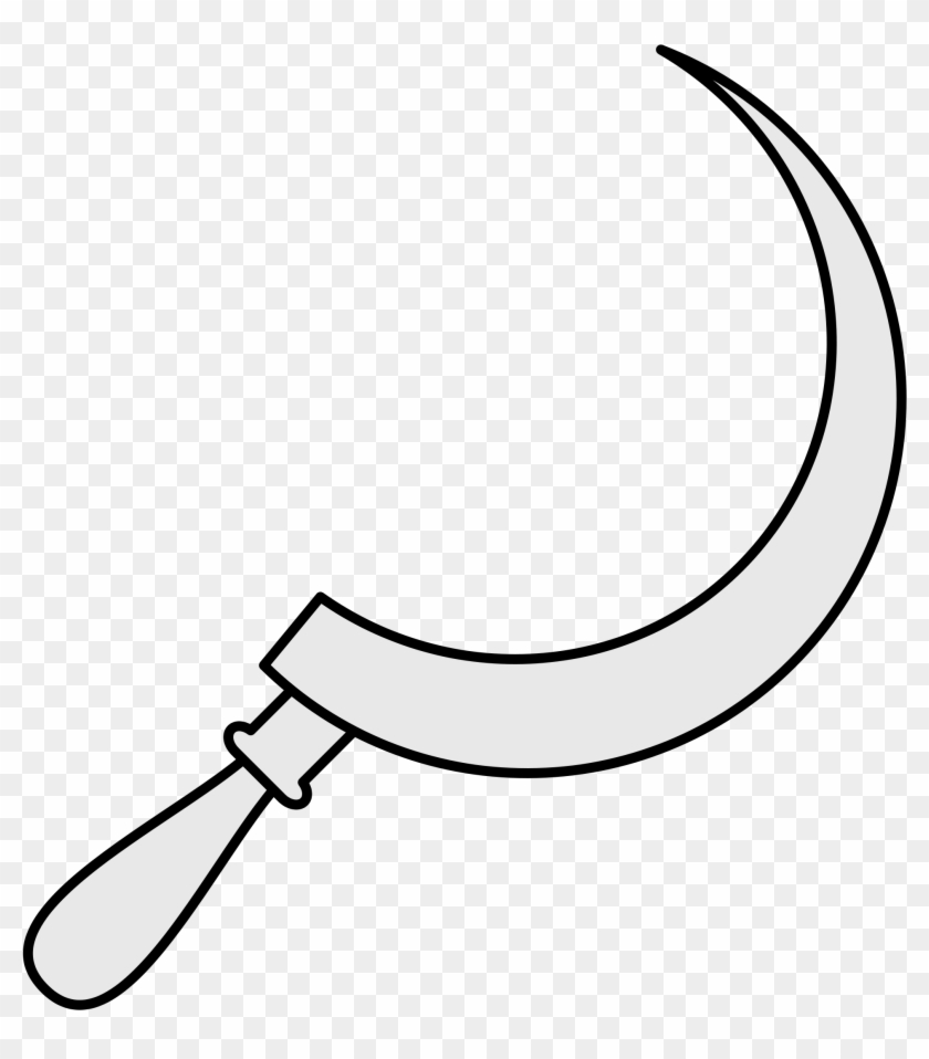 File Coa Illustration Elements Svg Wikimedia Commons - Sickle Drawing Clipart #2074052