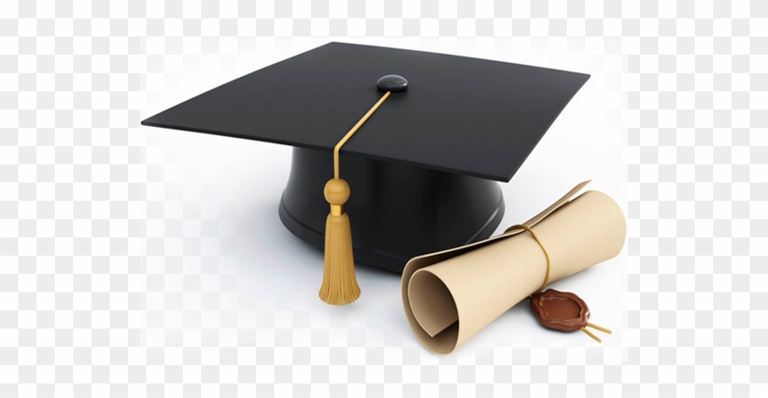 Capelo De Formatura Png - Graduation Cap And Diploma Clipart #2074139