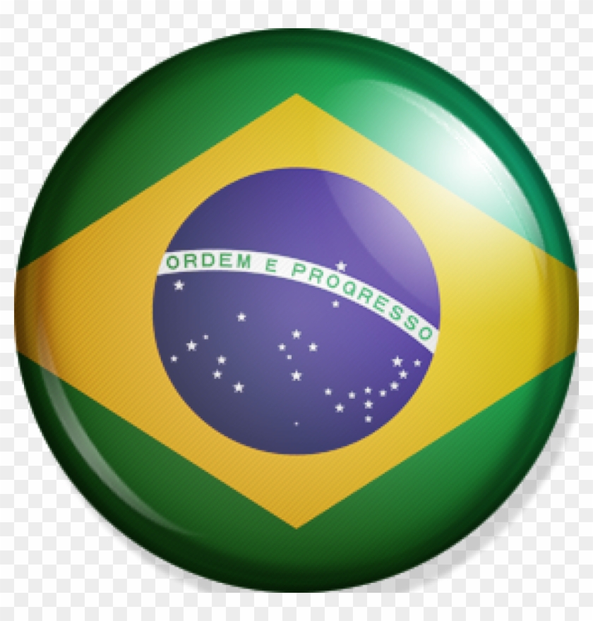 Icone Bandeira Brasil Png - Brazil Flag World Cup 2018 Clipart #2074188