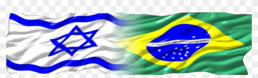 Bandeira Israel Png - Bandeira Brasil E Israel Clipart