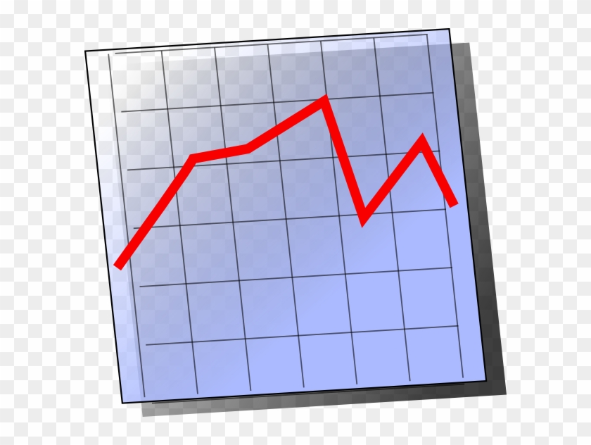 Cartoon Line Graph Clipart - Chart Icon - Png Download