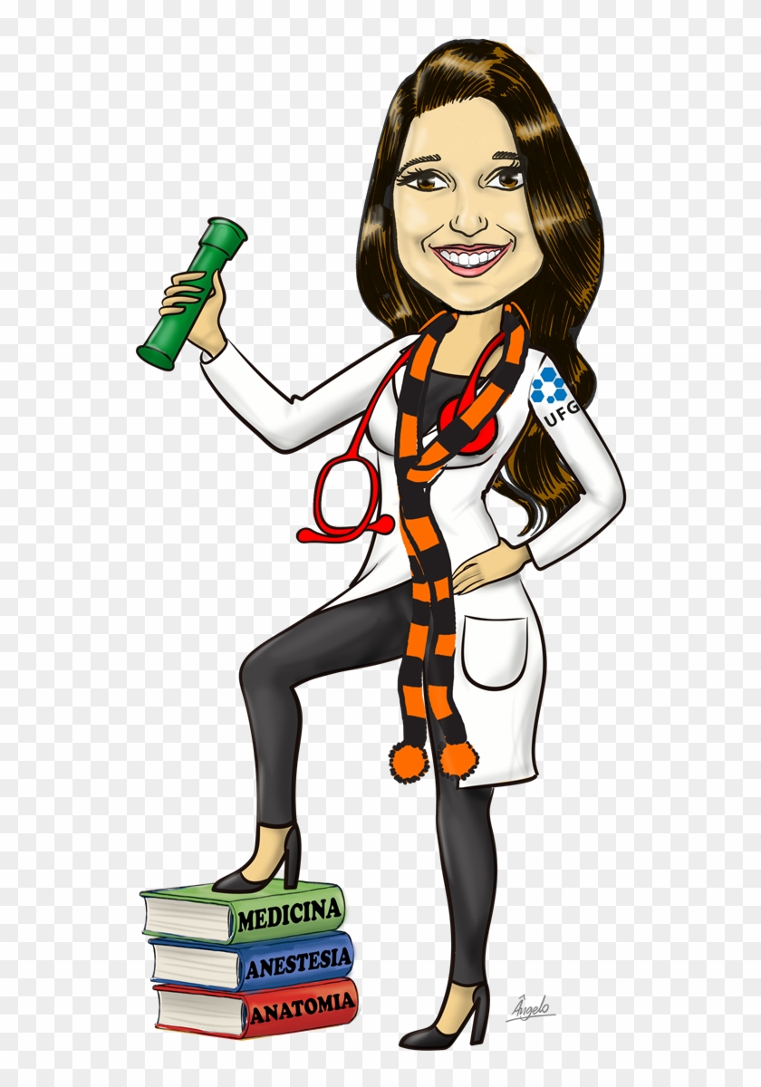 Corpo Inteiro Com Elementos - Caricaturas De Corpo Inteiro Clipart #2074610