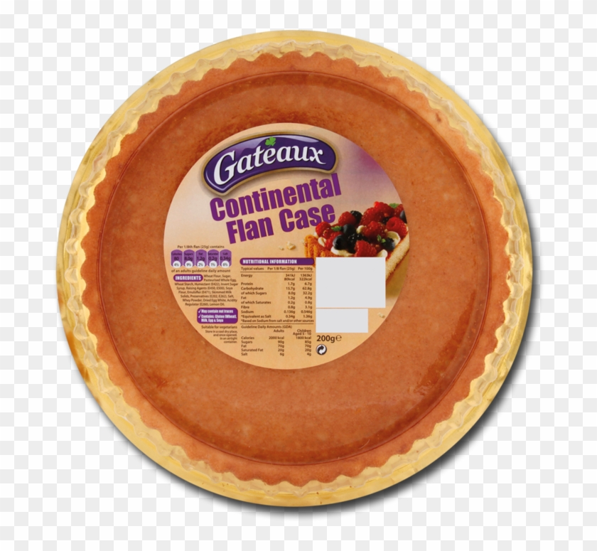 Gateaux Continental Flan Case 200g - Graham Cracker Crust Clipart