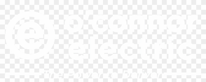 O'connor Electric White Logo - Circle Clipart
