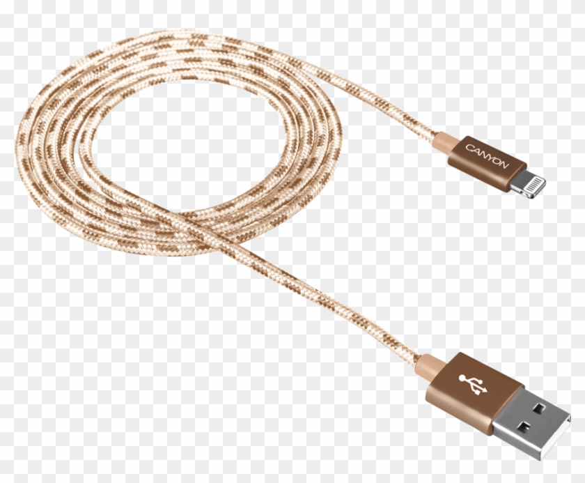 Usb Cable For Iphone - Cable Apple Lightning Usb Clipart
