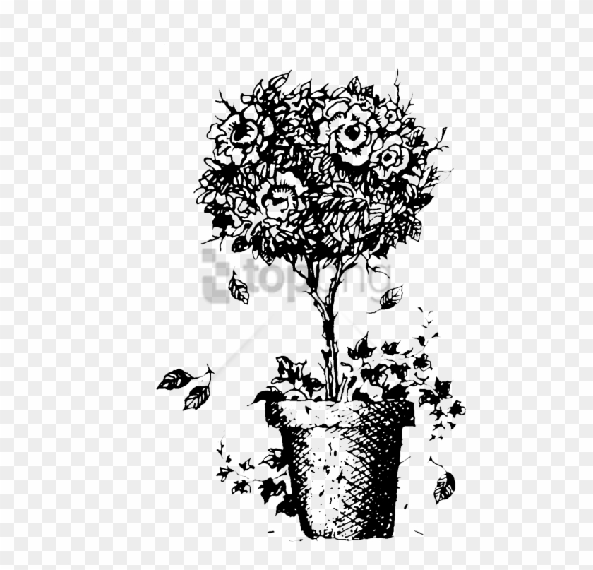 Free Png Design Effects Png Image With Transparent - Flowerpot Clipart #2074718