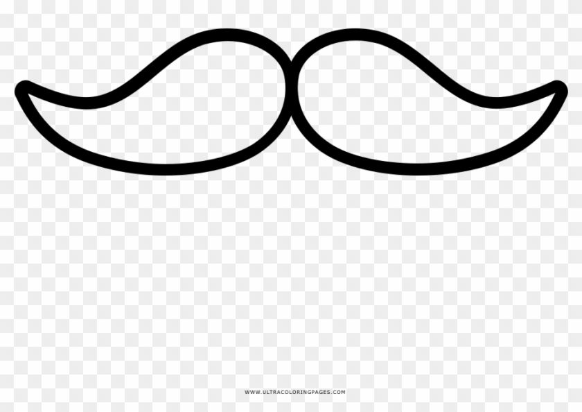 Bigote Página Para Colorear Clipart