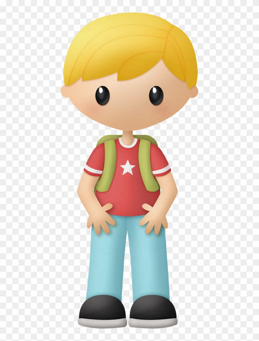 Escola & Formatura - Blond Boy Clipart - Png Download
