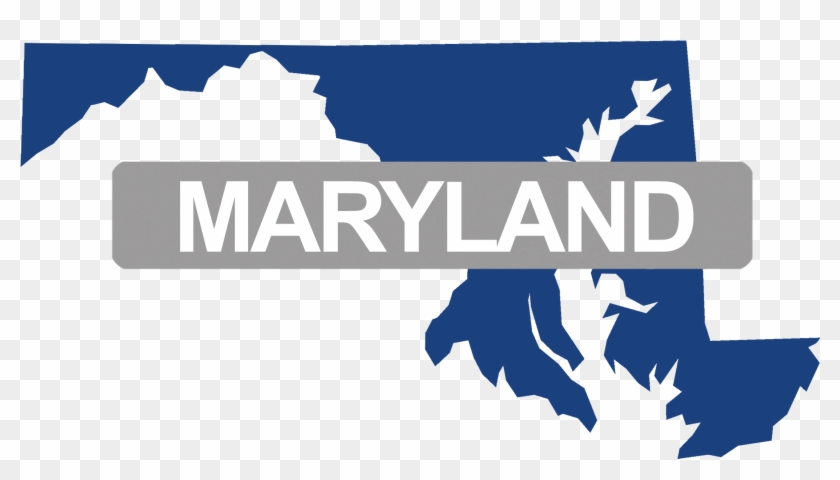 Maryland Electrical Continuing Education - Maryland Map Vector Clipart