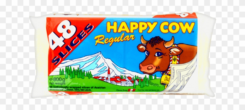 Happy Cow Slice Cheese Regular 800g - Happy Cow Slice Cheese Clipart #2075472