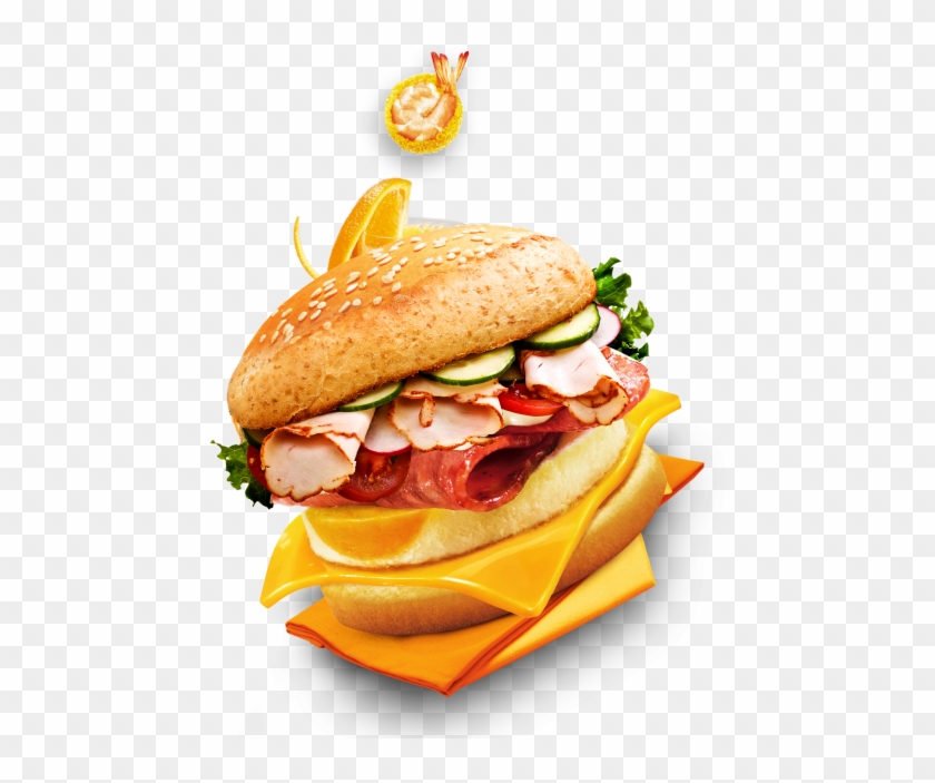 Cheese Burger - Junk Food Clipart