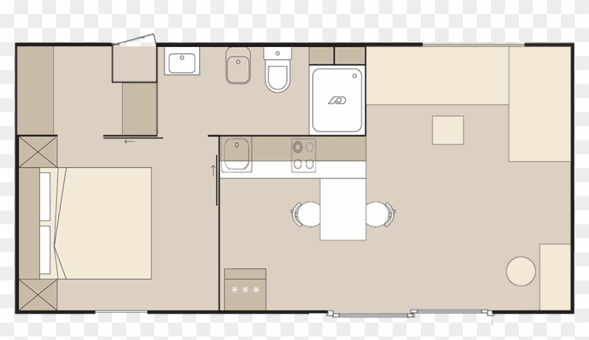 Case Vacanze Nella Laguna Di Grado - Floor Plan Clipart