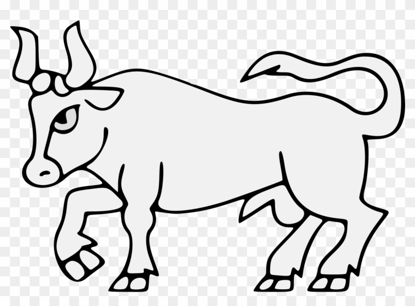Bull Passant Clipart
