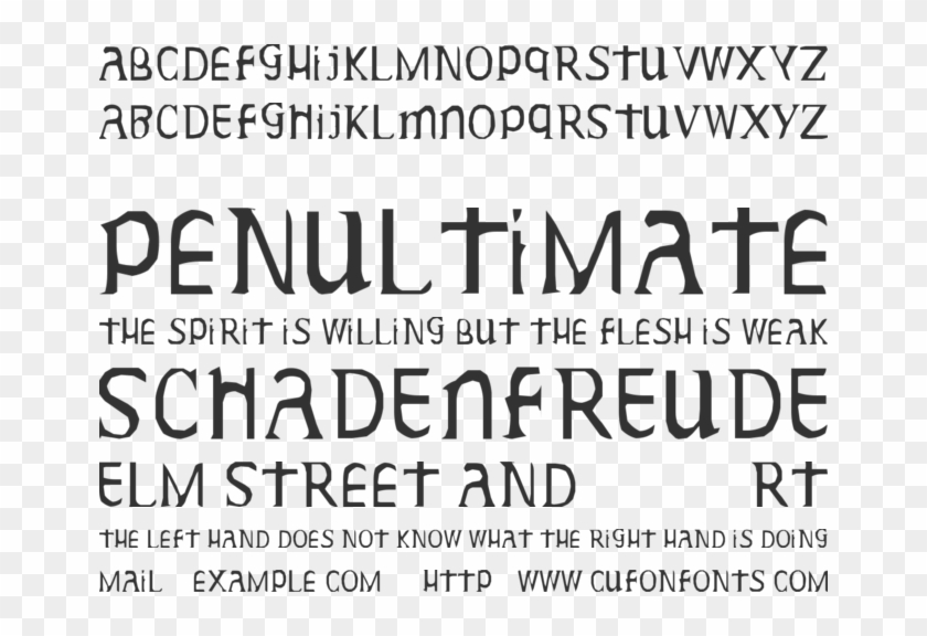 Gideon Plexus Font Preview - Calligraphy Clipart #2076037