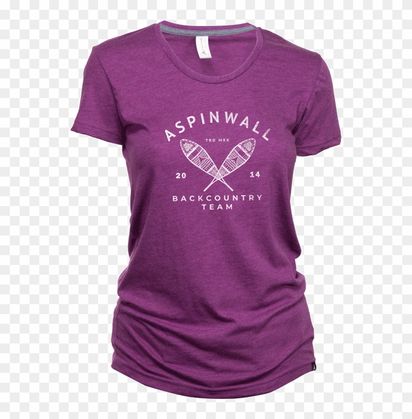 Aspinwall Backcountry Team Womens T Shirt Field Berry - Active Shirt Clipart #2076040