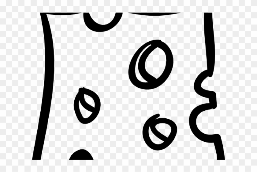 Drawn Cheese Slice Cheese - Drawing Of A Cheese Slice Clipart