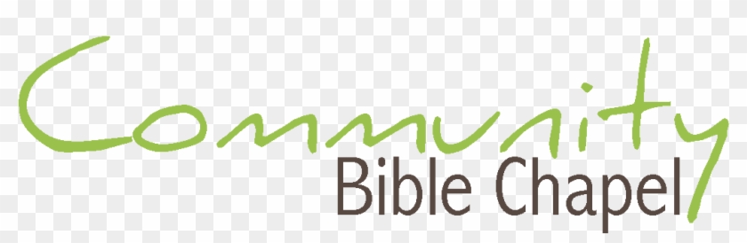 Community Bible Chapel Footer Logo - Graphics Clipart