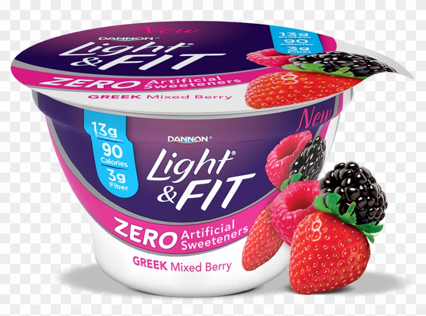 Mixed Berry Greek Yogurt Without Artificial Sweeteners Clipart #2076564