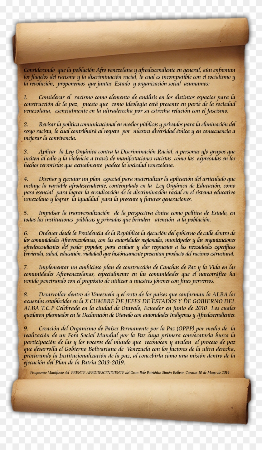 Manifiesto Afrodescendiente - Book Clipart #2077044