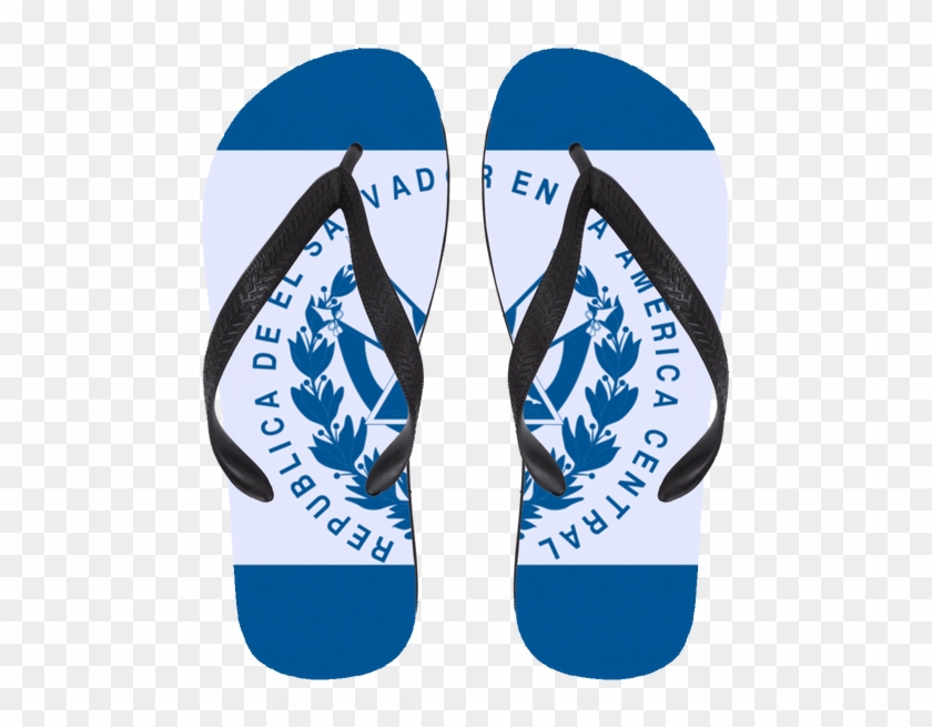 Bandera De El Salvador Chancletas - Salvador Flag Clipart #2077804