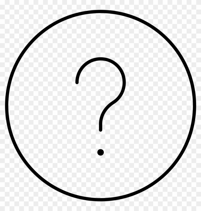 Signo De Interrogación Página Para Colorear - Bubble Letter Capital O Clipart