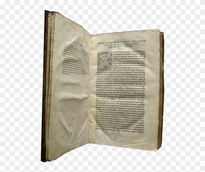 Interior Libro Antiguo - Vellum Clipart