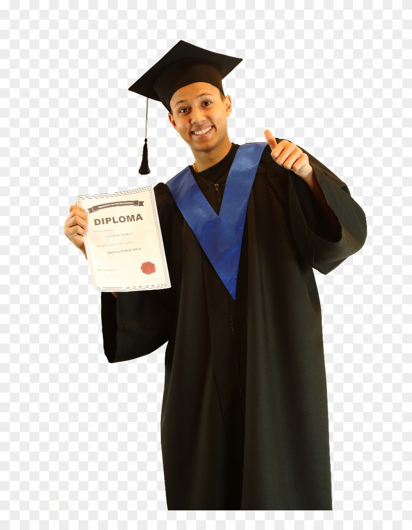 Gown And Student-tie - Academic Dress Clipart