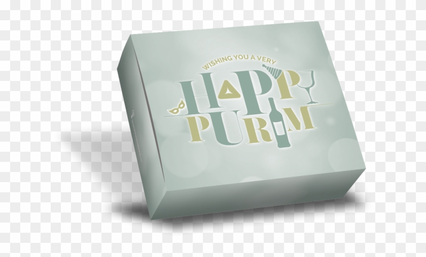 Happy Purim Box - Paper Bag Clipart